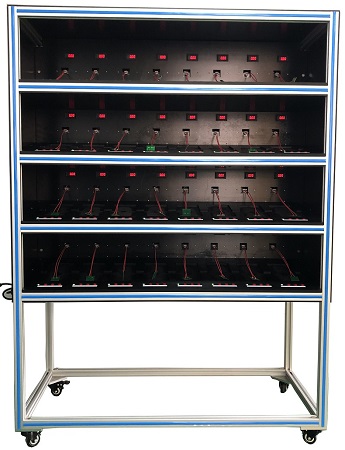 鋰電池自動(dòng)過(guò)放電架